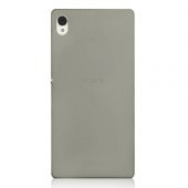 Sony Xperia Z4 Kılıf Soft Silikon Şeffaf-Siyah Arka Kapak - 1