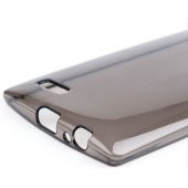 LG G4 Kılıf Soft Silikon Şeffaf-Siyah Arka Kapak - 2