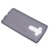 LG G4 Kılıf Soft Silikon Şeffaf-Siyah Arka Kapak - 3