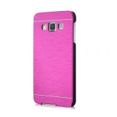 Samsung Galaxy A3 Metal Arka Kapak Motomo Pembe - 1