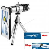 iPhone 6 - 12X Kamera Zoom Lens + Tripod Kılıflı - 2