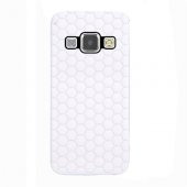 FitCase Samsung Galaxy A8 (A800) TPU Beehive Serisi Arka Kapak Beyaz - 1