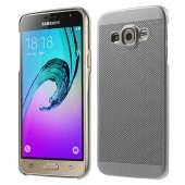Samsung Galaxy J3 (J300) Loopee Point Sert Arka Kapak Gri - 1