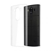 LG V10 (H960) Kılıf Soft Silikon Şeffaf Arka Kapak - 1