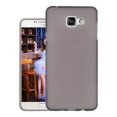Samsung Galaxy J3 (J300) Kılıf Soft Silikon Şeffaf-Siyah Arka Kapak - 1