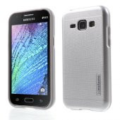 Samsung Galaxy J1 Kılıf Motomo Sert Arka Kapak Gri - 1
