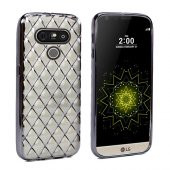 FitCase Laser LG G5 H850 Baklava Desenli Silver - 1
