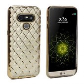 FitCase Laser LG G5 H850 Baklava Desenli Gold - 1