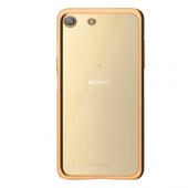 FitCase Laser Color Sony Xperia M5 Silikon Kılıf Gold - 1