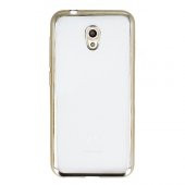 FitCase Laser Color Vodafone Smart 7 Style Silikon Kılıf Gold - 1