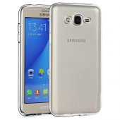 Samsung Galaxy On7 (G600) Kılıf Soft Silikon Şeffaf Arka Kapak - 1