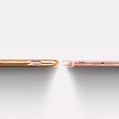 FitCase Laser Elegant iPhone 7-8 Plus Silikon Arka Kapak Kahverengi - 2