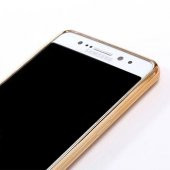 FitCase Laser Elegant Samsung Galaxy J5 Prime (G570) Silikon Arka Kapak Kahverengi - 2