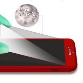 iPhone 7-8 360 Derece Slim Premium Silikon Kılıf Bordo - 3