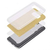 Samsung S8 Plus (G955) 3in1 Simli Silikon Arka Kapak Gold - 2