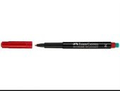 Faber Castell Permanent Asetat Kalemi Cd Kalemi M Kırmızı - 1