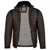 3045 Kahve-Siyah Şişme Mont XXL - 1