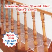 Agubugu Baby - Merdiven ve Balkon Güvenlik Filesi / 3 Metre x 80 Cm - 1
