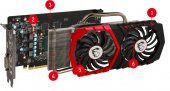 MSI GTX 1050 Ti Gaming X 4GB DDR5 128Bit Ekran Kart (GTX 1050 TI GAMING X 4G) - 3