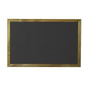 Vivekka 100x200 Ahşap Çerçeve Duvara Monte Laminat Kara Tahta - 1
