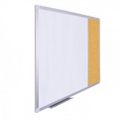Vivekka 120x180 Duvara Monte Laminat Beyaz Kombine Yazı Tahtası - 1