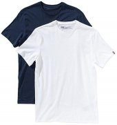 LEVİS 2 Lİ PAKET ERKEK TİŞÖRT BEYAZ MAVİ 82176-0004 - 1