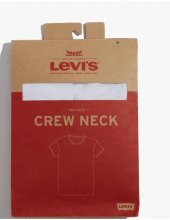 LEVİS 2 Lİ PAKET ERKEK TİŞÖRT BEYAZ MAVİ 82176-0004 - 5