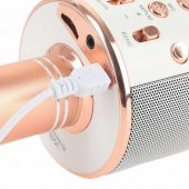 Karaoke Mikrofon Radyo Bluetooth Hoparlör Ses Bombası Müzik Çalar - 3