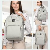 AboutBaby ANNE BEBEK BAKIM SIRT ÇANTASI ALT AÇMA+ BEBEK ARABASINA BAĞLAMA APARATI HEDİYE thumbnail 3