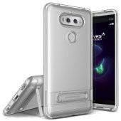 VRS Design LG V20 Crystal Bumper Kılıf Light Silver - 1