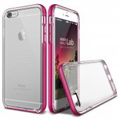 Verus iPhone 6 Plus/6S Plus Crystal Bumper Kılıf Hot Pink - 1