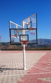 Adelinspor Basketbol Potası Üçlü Grup Kademeli Yük 10 mm Cam - 3