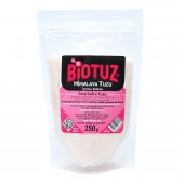 Biotuz Yemeklik Himalaya Kristal Öğütülmüş Kaya Tuzu Pembe 250 Gr - 4