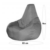 PUFUMO DAMLA ARMUT KOLTUK (SİYAH) - 2