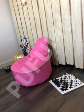 PUFUMO TWİNGO ÇOCUK ARMUT KOLTUK PEMBE - 1