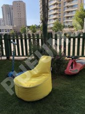 PUFUMO TWİNGO ÇOCUK ARMUT KOLTUK SARI - 2