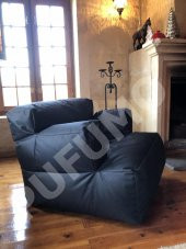 PUFUMO RELAX ARMUT KOLTUK SİYAH - 1