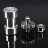 Tripod, Monopod, Işık Standı Vb. için 3 Parça Adaptör Vida Seti - 1