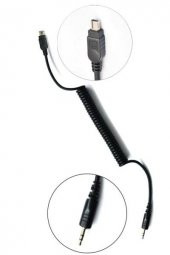 DSLR Kumandaları için Nikon N10 DC2 Uyumlu Spiral Kablo 1, - 1