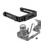 Ayarlanabilir Flash Bracket, L Şekli Flaş Dirseği - 9