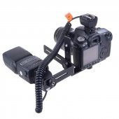Ayarlanabilir Flash Bracket, L Şekli Flaş Dirseği - 10