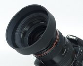 58mm ÜÇ KADEMELİ KAUÇUK LENS HOOD (Parasoley) - 2