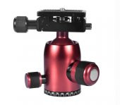 JUSINO BS-08Q Tripod Kafası Kırmızı - 3