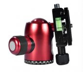 JUSINO BS-08Q Tripod Kafası Kırmızı - 4