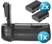 Canon EOS 6D İçin MeiKe MK-6D Batter Grip + 2 Ad. LP-E6 - 1