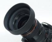 52mm ÜÇ KADEMELİ KAUÇUK LENS HOOD (Parasoley) - 2