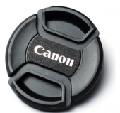 Canon Lensler için 52mm Snap On Lens Kapağı Bağcıklı - 1