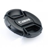 Canon Lensler için 52mm Snap On Lens Kapağı Bağcıklı - 4