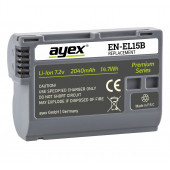 Nikon D800, D800E, D810, D600, D610, V1 için EN-EL15 Batary - 1