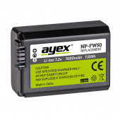 SONY A7, A7R, A7S, A7 II, A35, A37 İÇİN NP-FW50 BATARYA - 1